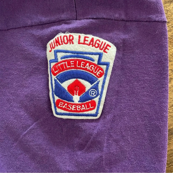 Tampa Bay Devil Rays 90s Baseball Shirt Quarter Button Up Jersey Purple, Size L - Picture 7 of 11